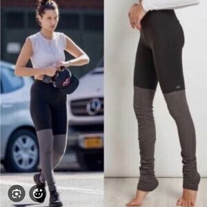 ALO Yoga Black and Gray Leggings